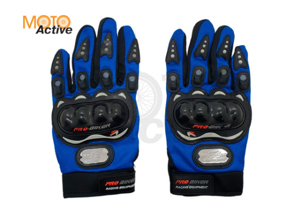 Перчатки YM008-3 синие